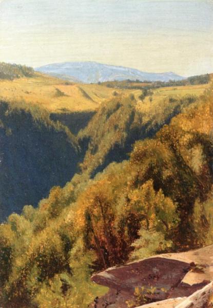 Summer Hills, Hunter Mountain by Jervis Mcentee