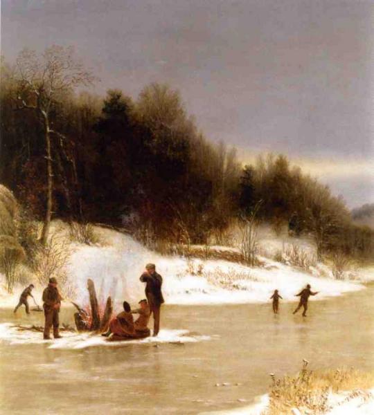 The Skating Party by Jervis Mcentee