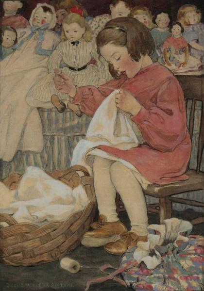 Jessie Willcox Smith How Doth The Little Busy Bee