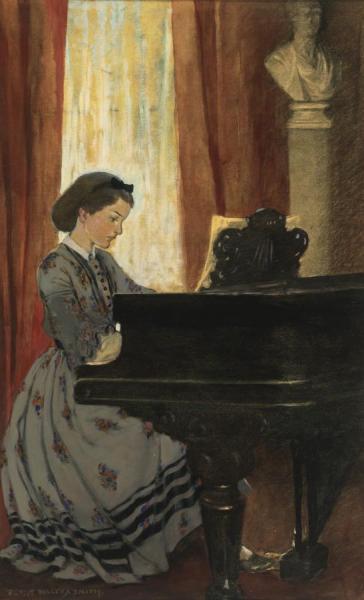 Jessie Willcox Smith The Great Drawing-room Was Haunted By A Tuneful Spirit That Came And Went Unseen
