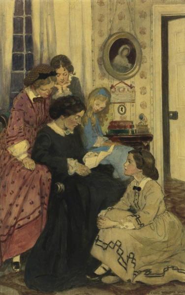 They All Drew To The Fire by Jessie Willcox Smith