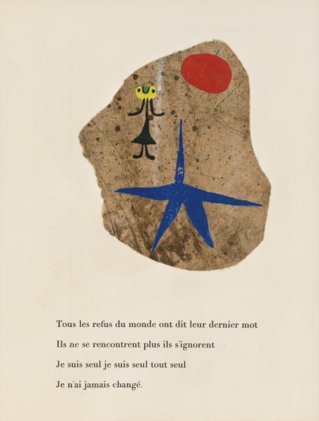A Toute Épreuve. GenÈve, GÉrald Cramer, 1958 by Joan Miró