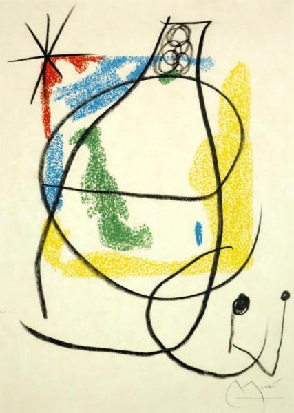 Composition 1 by Joan Miró