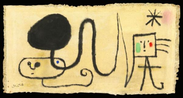 Enfants, Cerf-volant, Étoile by Joan Miró