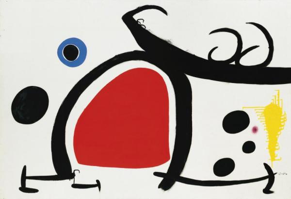 Femme, Oiseau by Joan Miró