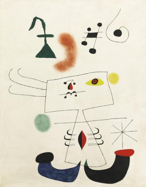 Femme RÊvant De L'Évasion by Joan Miró