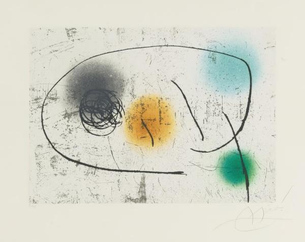 Four Plates by Joan Miró