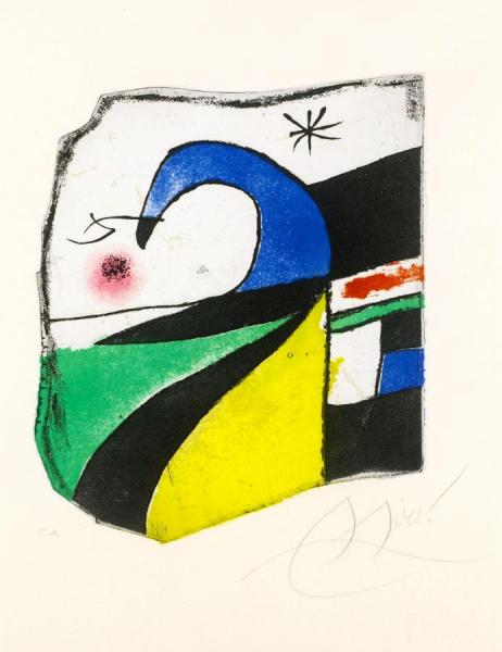 Gaudi X by Joan Miró