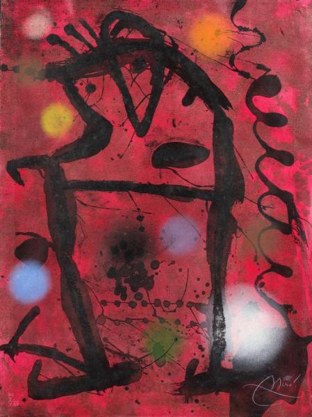 Grans Rupestres Vii by Joan Miró