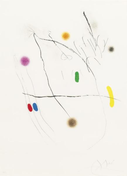 GravÉ Sur Le Givre Ii by Joan Miró