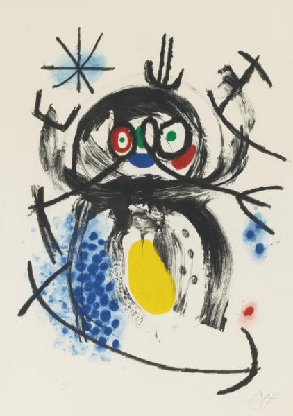 L'automobiliste A Moustaches by Joan Miró