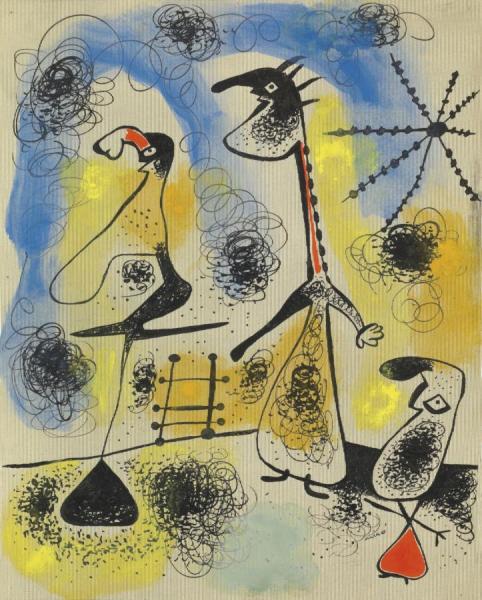 Joan Miró L'echelle De L'evasion Et L'etoile De L'espoir