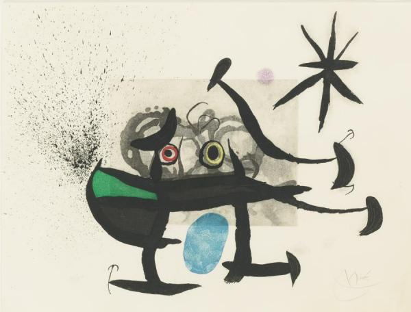L'invention Du Regard by Joan Miró