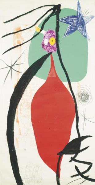 La Folle Au Piment Rageur I by Joan Miró