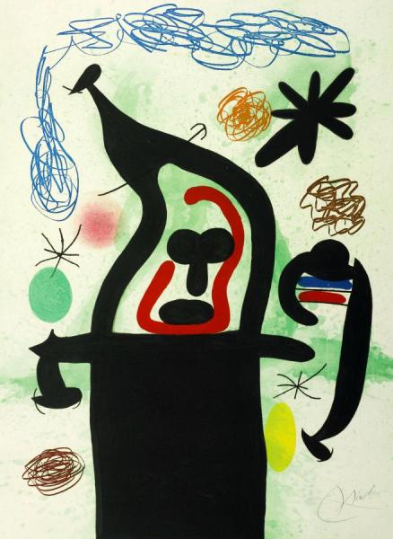 La Harpie by Joan Miró Oil Painting Reproductions