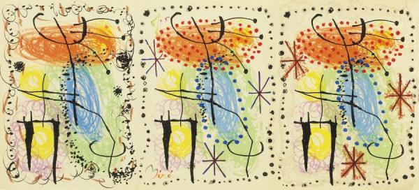 La Rame Et La Roue Paris, Jean Hugues, 1960 by Joan Miró