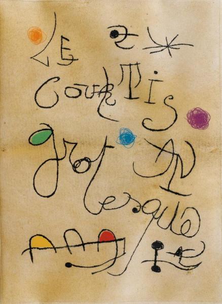 Le Courtisan Grotesque by Joan Miró