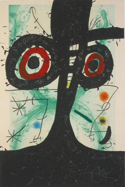 Le Vieil Irlandais by Joan Miró Oil Painting Reproductions