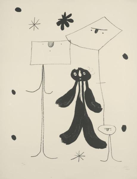 Les Hommes by Joan Miró