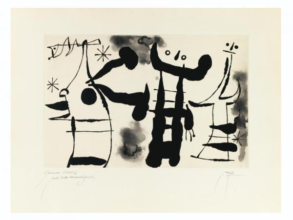 Les Philosophes I by Joan Miró