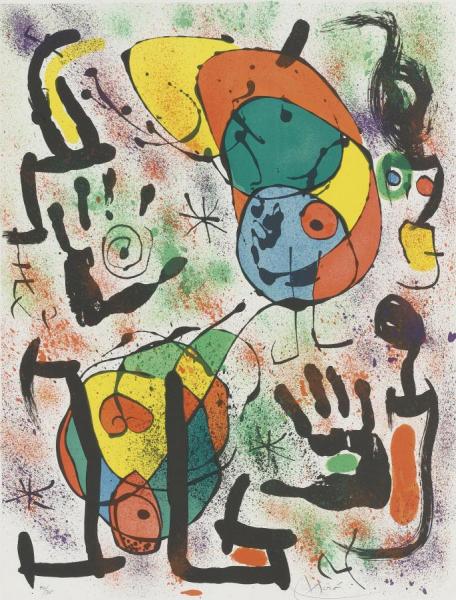 Les Voyants Vi by Joan Miró