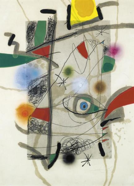 Llibre Dels Sis Sentits Iii by Joan Miró