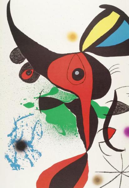 Oda A Joan Miro   Two Plates by Joan Miró