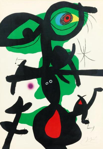 One Plate by Joan Miró