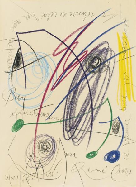 Parler Seul I by Joan Miró