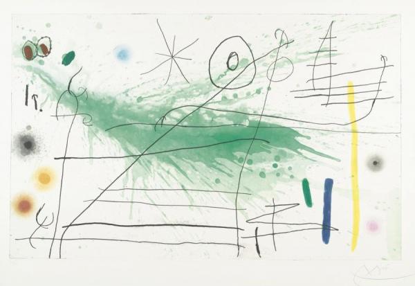 Partie De Campagne Iii by Joan Miró