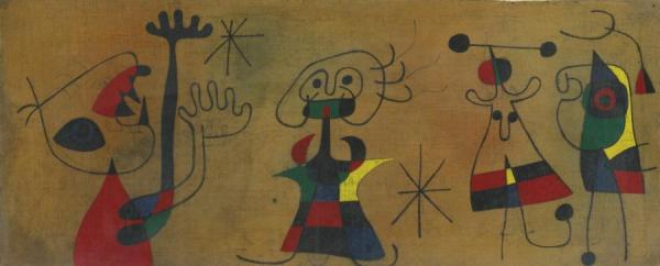 Personnages, Etoiles by Joan Miró