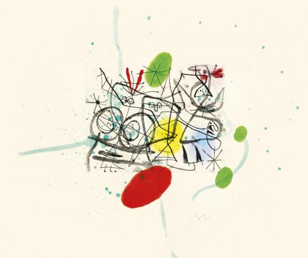 Preparatifs D'oiseaux Iii by Joan Miró