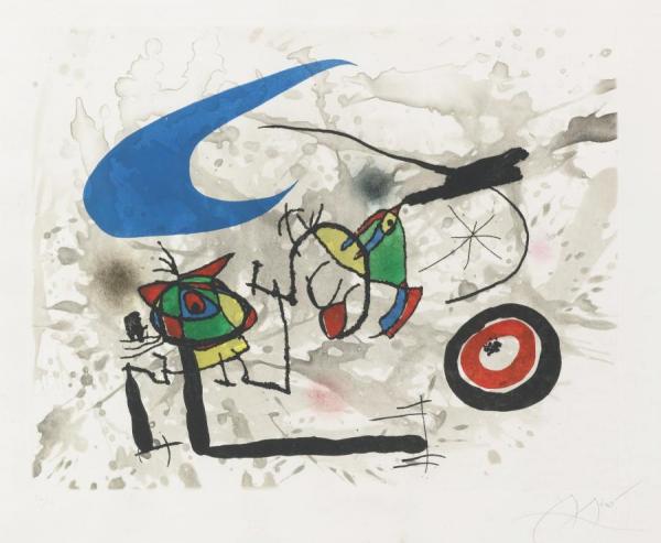 Pygmees Sous La Lune by Joan Miró