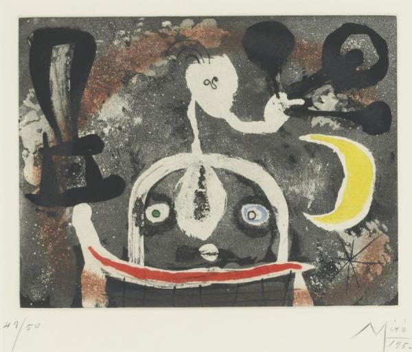 Serie Ii One Plate by Joan Miró