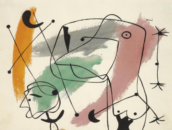 Signes Et Figurations I by Joan Miró