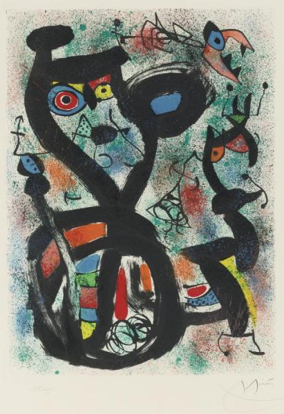 The Cat by Joan Miró