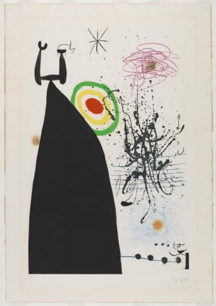 The Conductor,1976 by Joan Miró