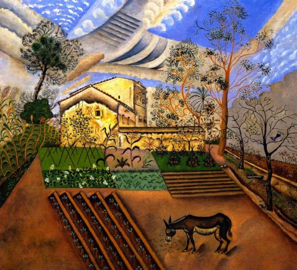Joan Miró The Garden With Donkey