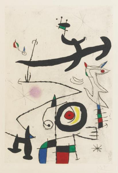 Village D'oiseaux by Joan Miró