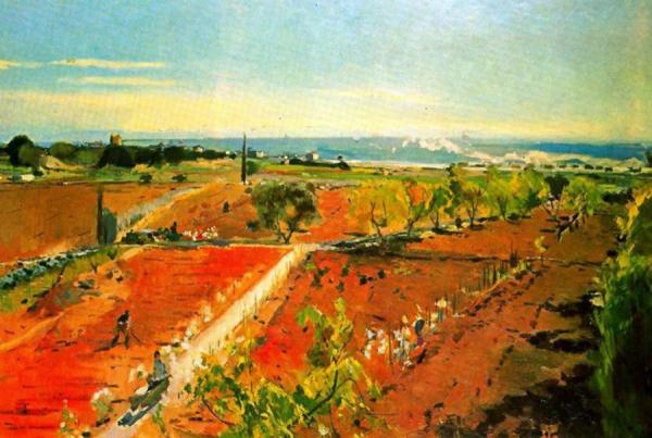 Afueras De Vilanova by Joaquin Mir Trinxet