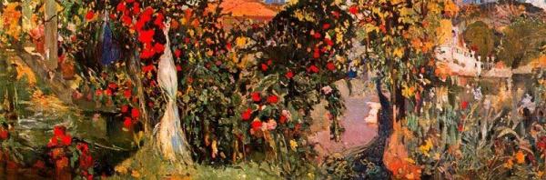 Alegoría. Esbozo Para La Decoración Del Comedor Pequeño De La Casa Trinxet. by Joaquin Mir Trinxet