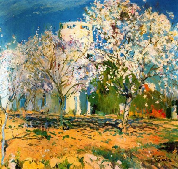 Almendros Floridos by Joaquin Mir Trinxet