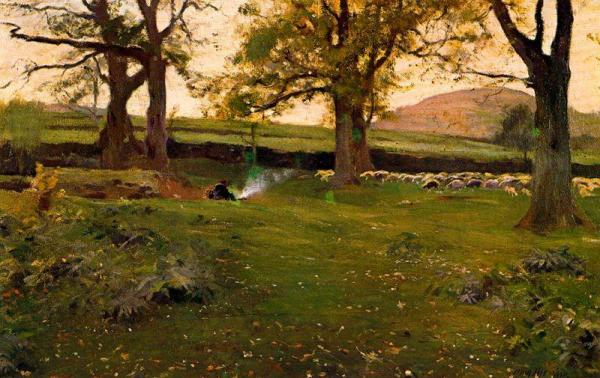 Alrededores De Olot by Joaquin Mir Trinxet