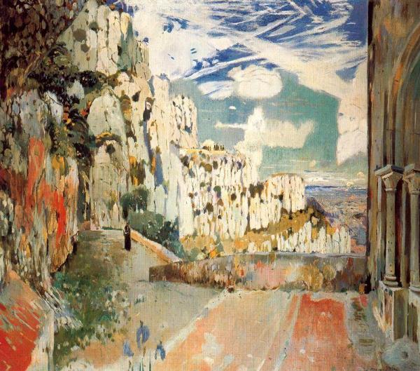 Camí De La Cova De Montserrat by Joaquin Mir Trinxet