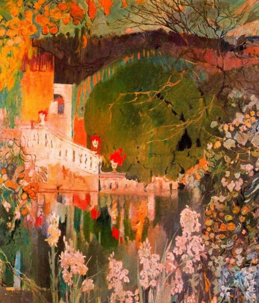 Detall Murals De La Casa Trinxet by Joaquin Mir Trinxet