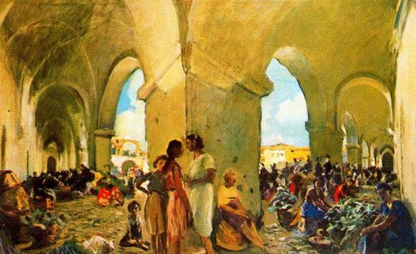 El Mercat De Vilanova by Joaquin Mir Trinxet