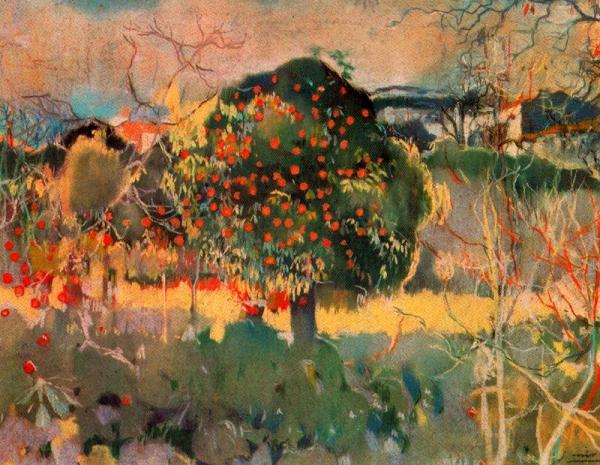 Paisaje by Joaquin Mir Trinxet