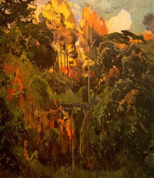Paisaje by Joaquin Mir Trinxet