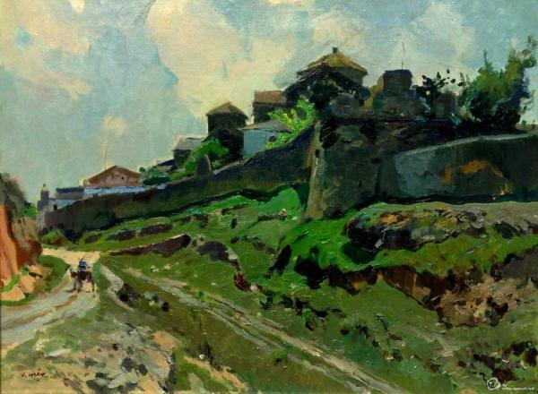 Joaquin Mir Trinxet Paisaje De Vilanova