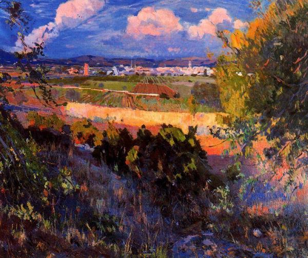 Paisaje De Vilanova by Joaquin Mir Trinxet